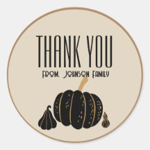 Caída de Pumkin Halloween personalizado pegatina