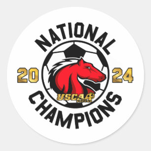 Redonda Campeones nacionales de 2024 - Pegatina