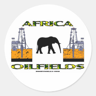 Redonda Campos petroleros de África, Pegatina de yacimient