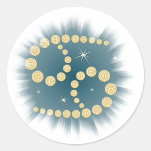 Redonda Cáncer el 22. junio hasta el 22. julio pegatina