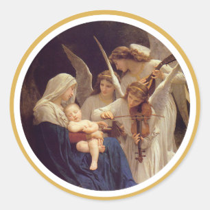 Redonda Canción del pegatina de los ángeles