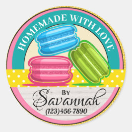 Redonda Casero con Pegatina de amor