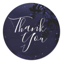 Celestial Starry Night Save the Date Pegatina