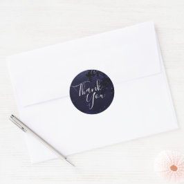 Redonda Celestial Starry Night Save the Date Pegatina