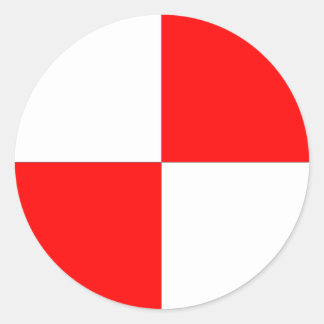 Redonda Centro del Pegatina de gravedad