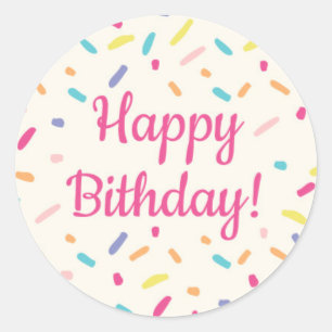 Redonda Chica Fiesta Donut - Pegatina 2