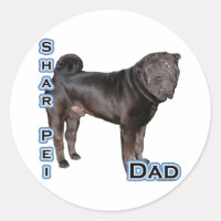 Chino Shar-Pei Dad 4 - Pegatina