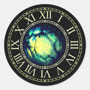 Redonda Chrono Mistica Pegatina - Labradorita Verde (B)