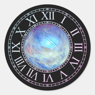 Redonda Chrono Mistica Pegatina - Piedra de luna arco iris