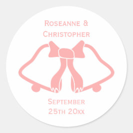 Redonda Cintas De Pegatina Y Cinta De Invitación A La Boda