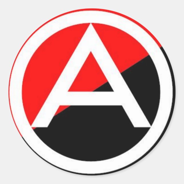 Redonda círculo-a 2 pegatina (Anverso)