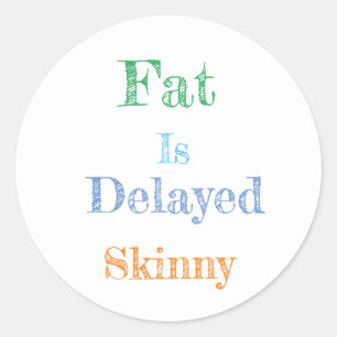 Redonda Cita del día Pegatina