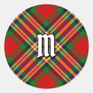 Redonda Clan MacGill Tartan Classic Round Pegatina