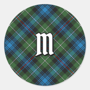 Redonda Clan MacKenzie Tartan Classic Round Pegatina
