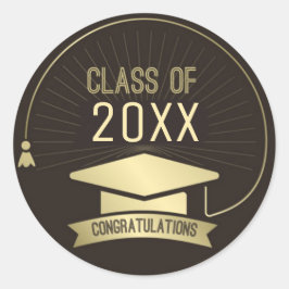 Redonda Clase de pegatina redondo clásico