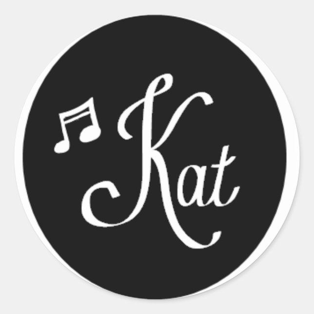 Redonda Clásico,Redondo, Pegatina de logotipos (Anverso)