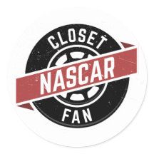 ClosetNASCARFan Pegatina