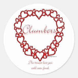 Redonda Clumber Spaniel True Love - Pegatina