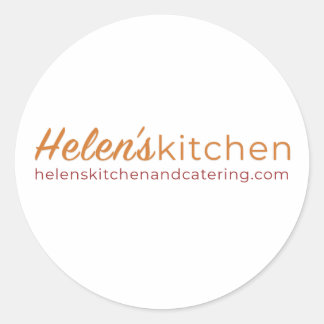 Redonda Cocina Helen / Pegatina blanca