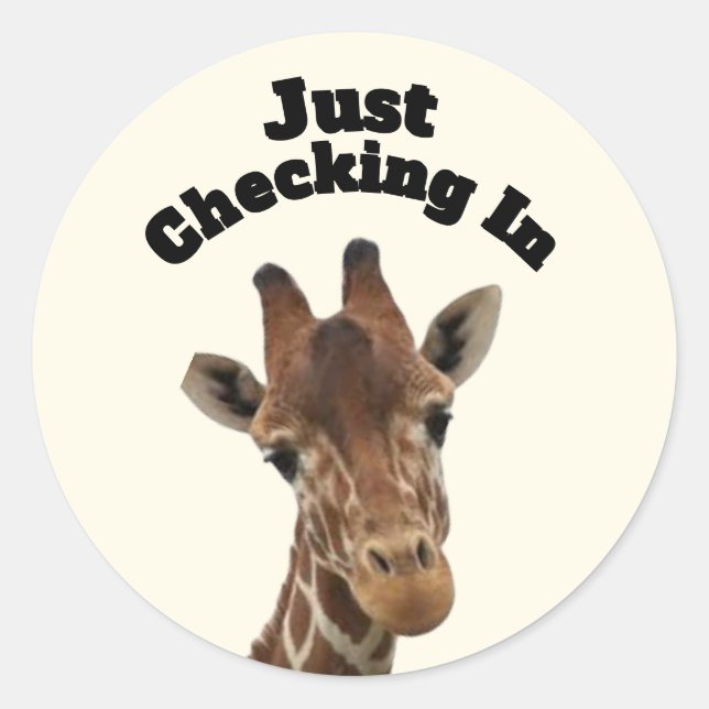 Redonda Comprobando Pegatina (Anverso)