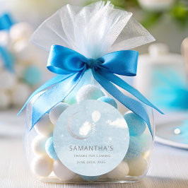 Redonda Cordero pequeño con globo Pegatina redondo clásico