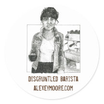 Cranky Courtney Pegatina