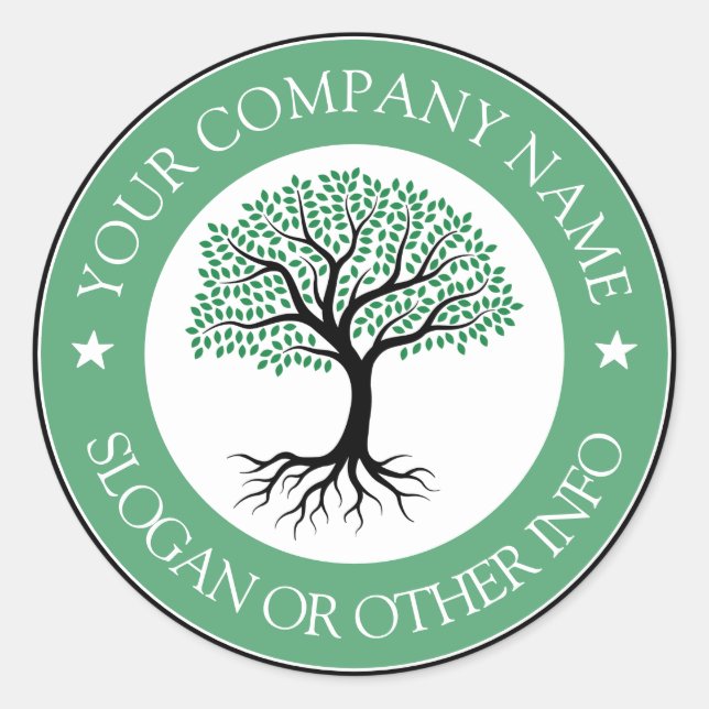 Redonda Crear su propio pegatina (Anverso)