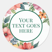 crear su propio pegatina boda COLOR flor eucalipto