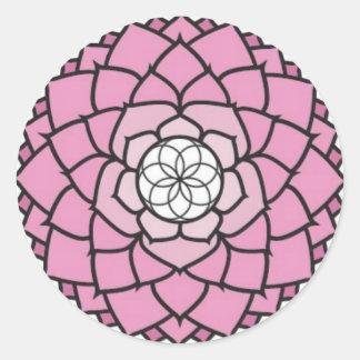 Redonda Crown Chakra Pegatina
