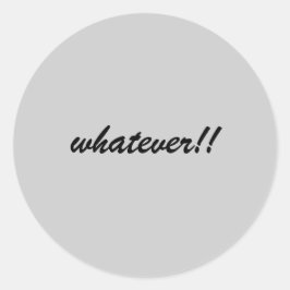 Redonda Cualquier Pegatina