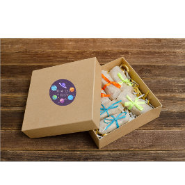 Redonda Cumpleaños Espacial Gracias Pegatina