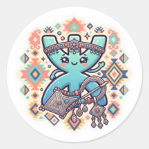 Cute Kawaii Amazigh Yaz Símbolo Berber Pegatina