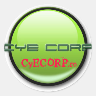 Redonda CyE CORP. Pegatina