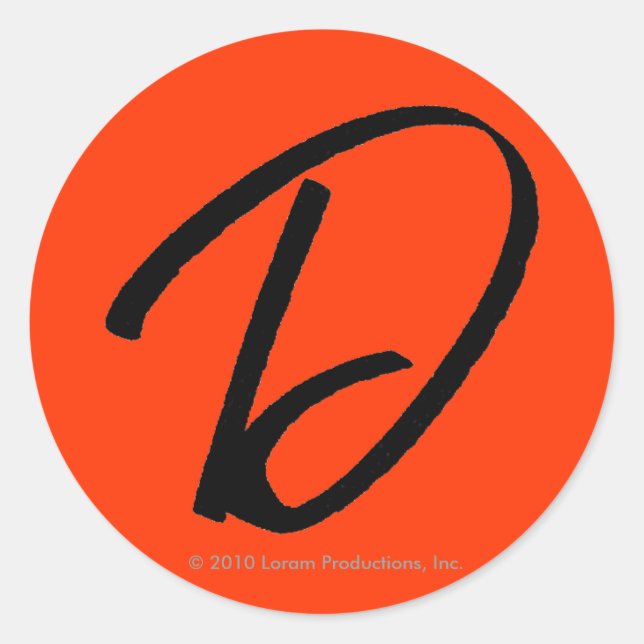 REDONDA D - PEGATINA (Anverso)