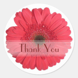 Redonda Daisy Personalizado Pegatina Floral