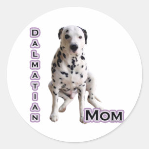 Redonda Dalmatian Mom 4 - Pegatina