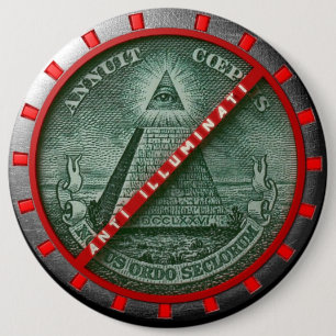 Redonda De 15 Cm Chapa Anti Illuminati