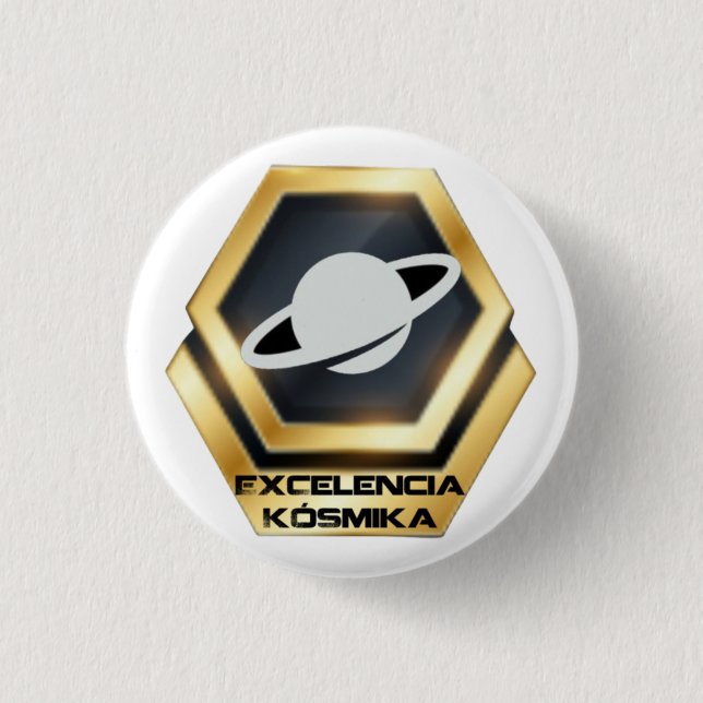 Redonda De 2,5 Cm Chapa Excelencia Kósmika (Anverso)