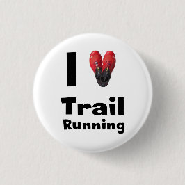 Redonda De 2,5 Cm Chapa "I love Trail Running"