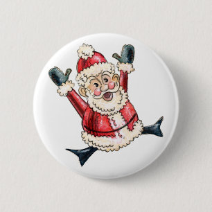 Redonda De 5 Cm Espíritu "Santa Hooray". Chapa
