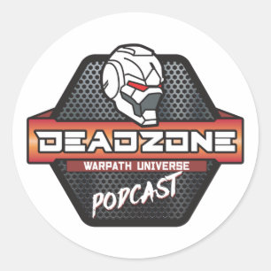 Redonda Deadzone el Pegatina de podcast