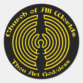 Redonda Dearinth Pegatina