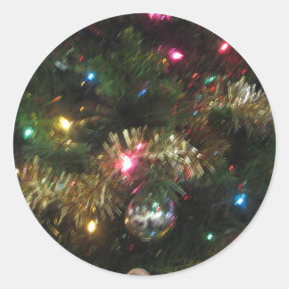 Redonda Deck the Halls pegatina