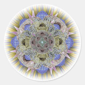 Redonda Deeper Arts Mandala Pegatina