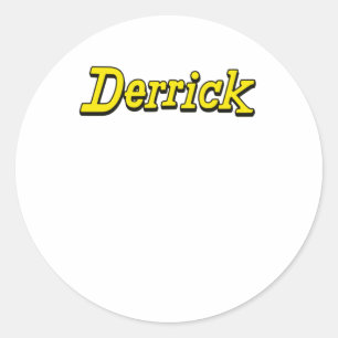 Redonda Derrick Fan Shirt Pegatina