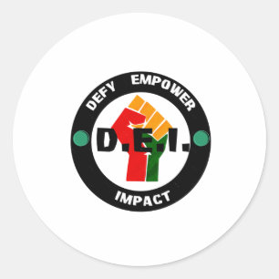 Redonda Desafiar el Pegatina de impacto de Empower
