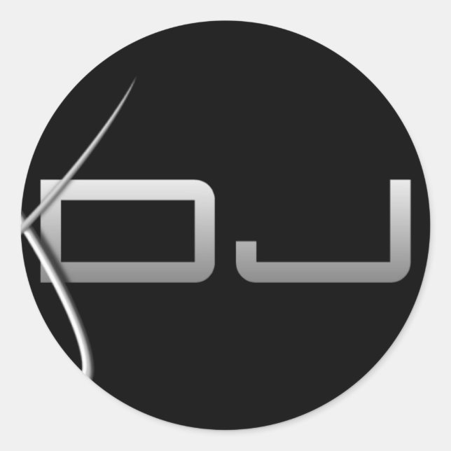 REDONDA DJ PEGATINA (Anverso)