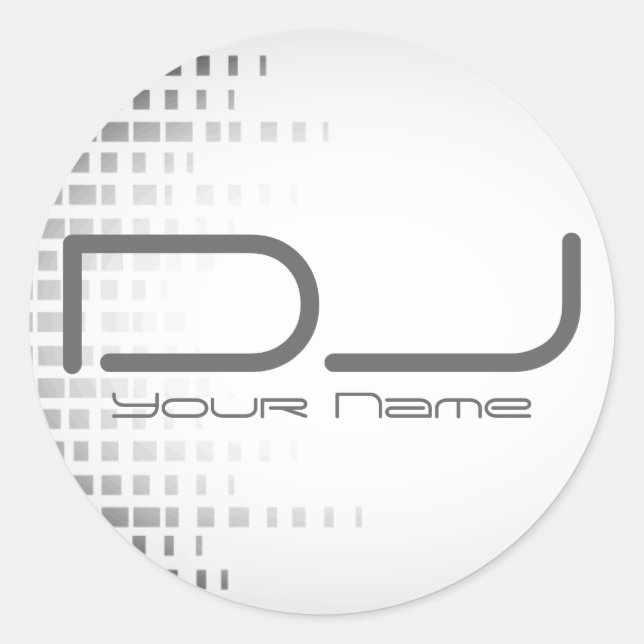 REDONDA DJ PEGATINA (Anverso)