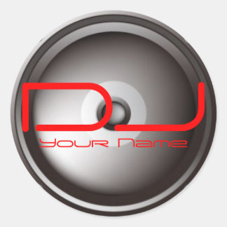 REDONDA DJ PEGATINA