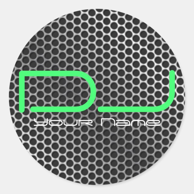 REDONDA DJ PEGATINA (Anverso)